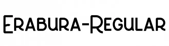Erabura-Regular  免费字体下载