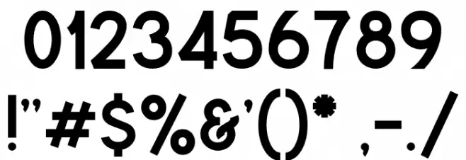 Erabura-Regular Font OTHER CHARS