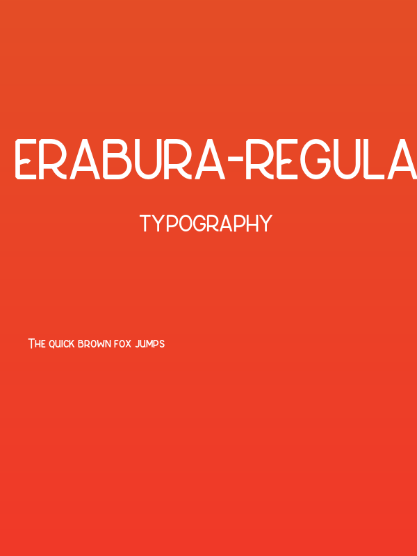 Erabura-Regular Poster