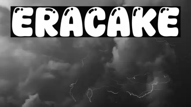 Eracake Font examples