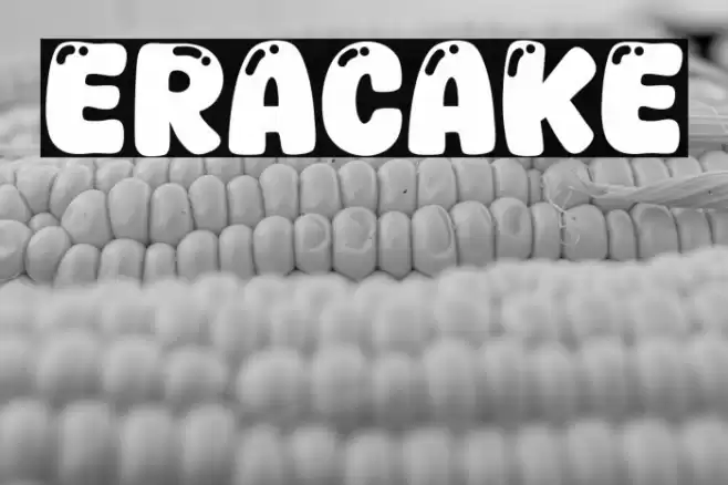 Eracake Font examples