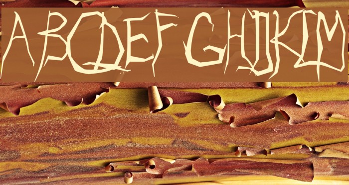 Eradicate Font examples