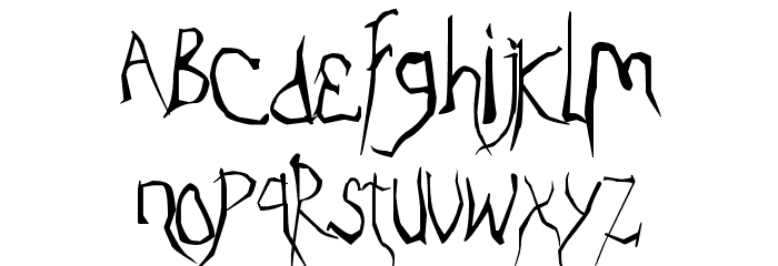 Eradicate Font LOWERCASE
