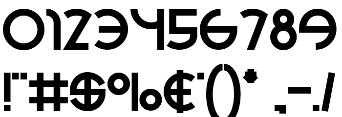 Eraox Font OTHER CHARS