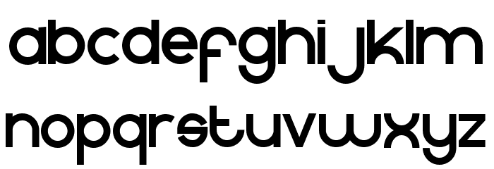 Eraox Font LOWERCASE