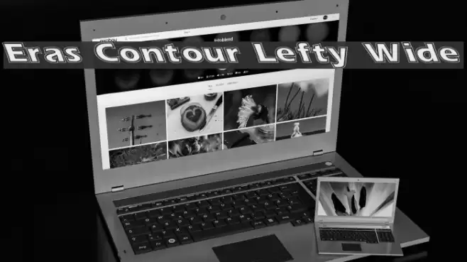 Eras Contour Lefty Wide フォント examples