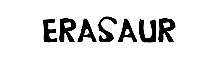 Erasaur  Free Fonts Download
