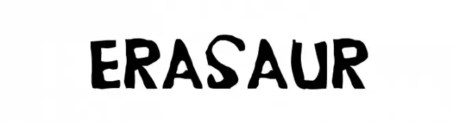 Erasaur  Frei Schriftart Herunterladen
