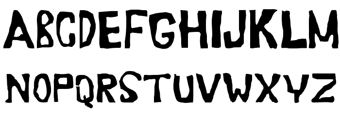 Erasaur Font LOWERCASE