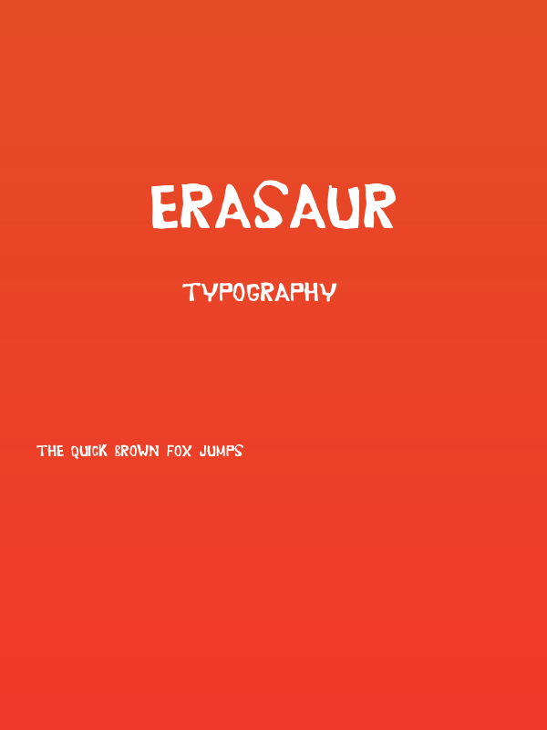Erasaur Poster