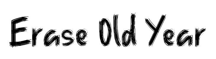 Erase Old Year لخطوط تنزيل