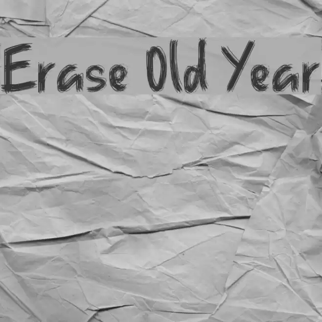 Erase Old Year Font examples