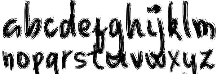 Erase Old Year Font Litere mici
