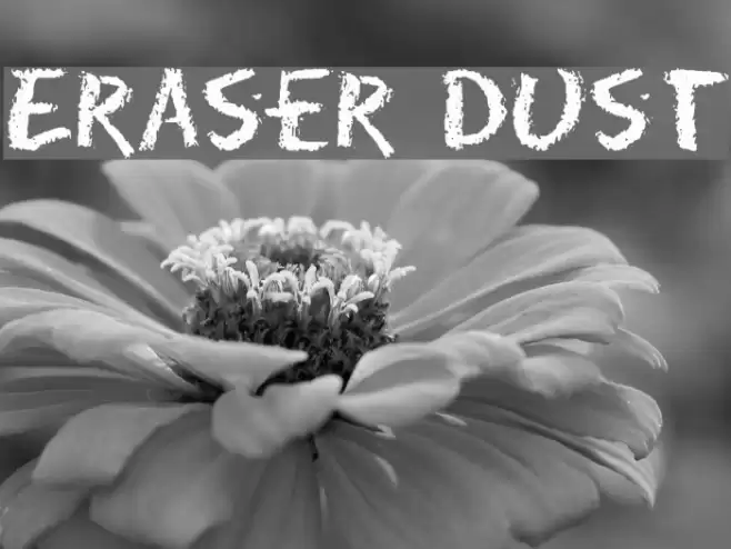 Eraser Dust फ़ॉन्ट examples