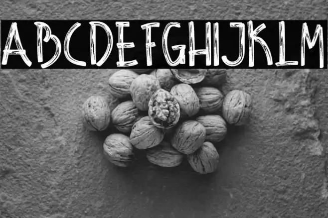 Eraser Head Font examples