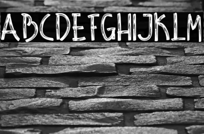 Eraser Head Font examples