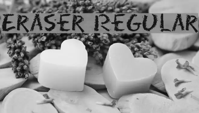 Eraser Regular Font examples