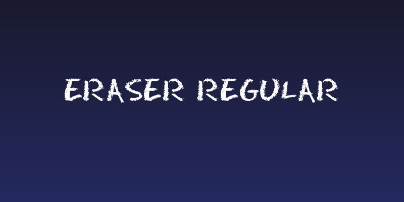 Eraser Regular Social Header