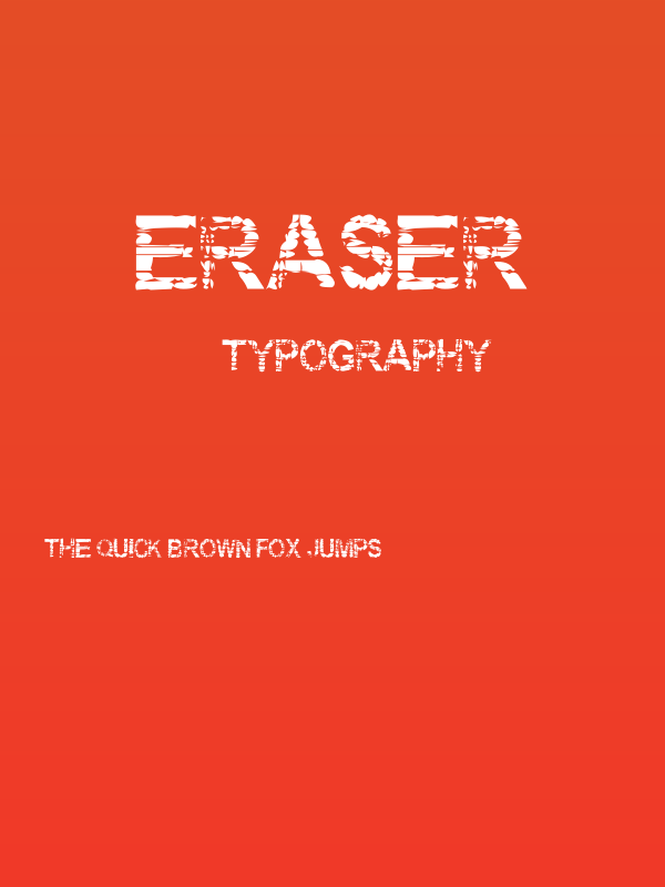 Eraser Poster