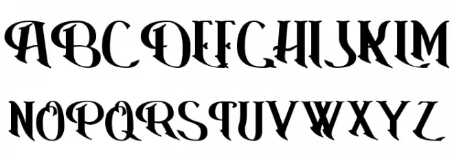 Erasmus Bold Schriftart Groß