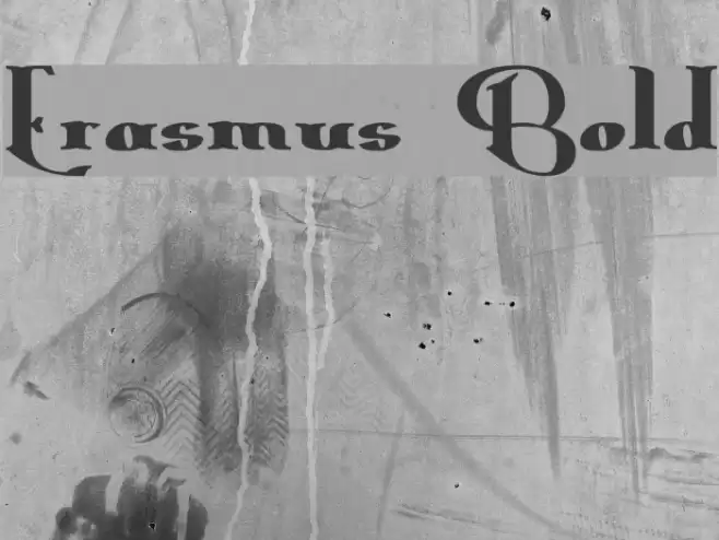 Erasmus Bold Font examples
