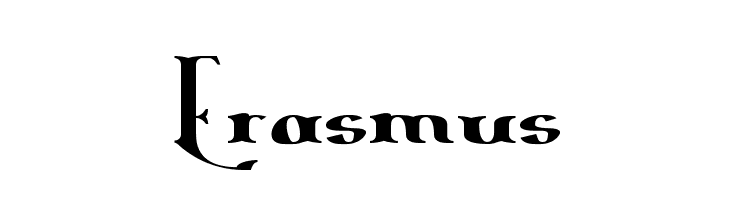 Erasmus  Скачать бесплатные шрифты