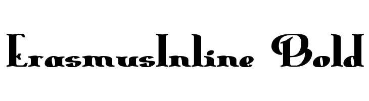 ErasmusInline Bold  Descarca Fonturi Gratis