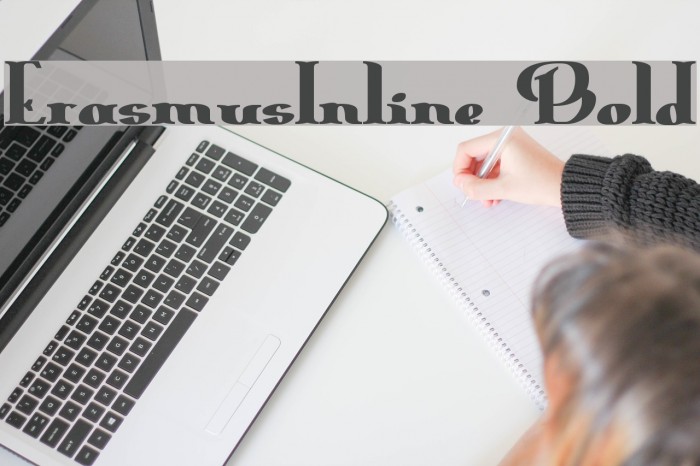 ErasmusInline Bold フォント examples