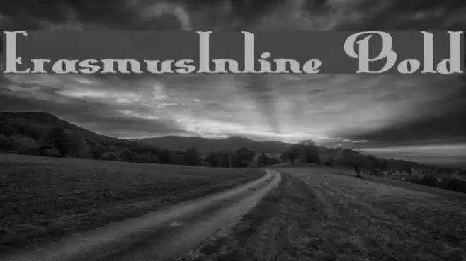 ErasmusInline Bold フォント examples
