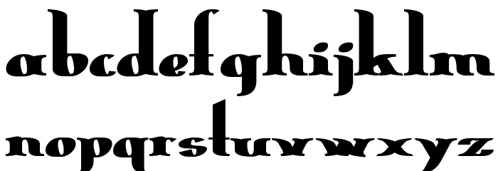 ErasmusInline Bold フォント 小文字