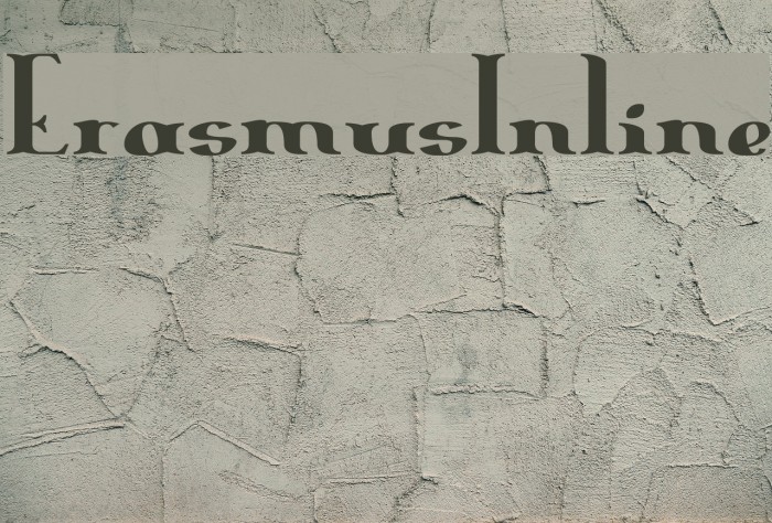 ErasmusInline Font examples