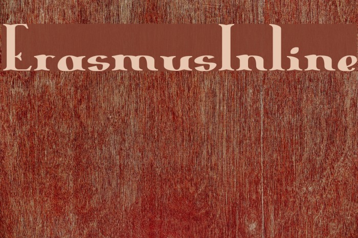 ErasmusInline Font examples