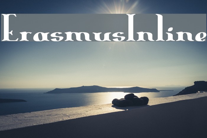ErasmusInline Font examples