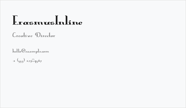 ErasmusInline Business Card