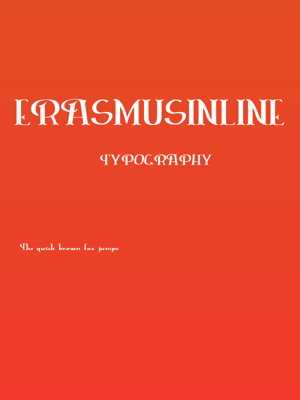 ErasmusInline Poster