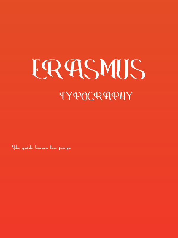 Erasmus Poster