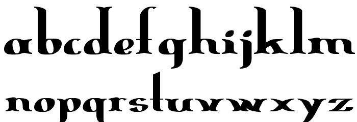 Erasmus Шрифта строчной