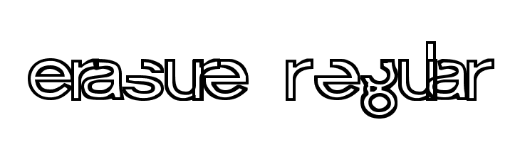 Erasure Regular  フリーフォントのダウンロード