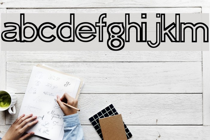 Erasure Regular Font examples