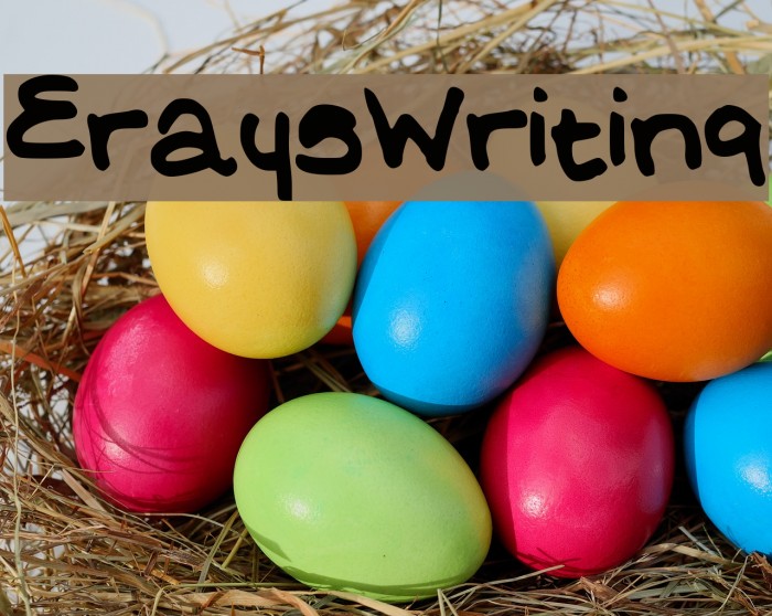 EraysWriting Font examples