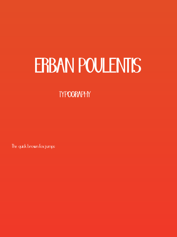 Erban Poulentis Poster