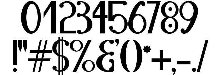 ErbanPoulentis Font OTHER CHARS