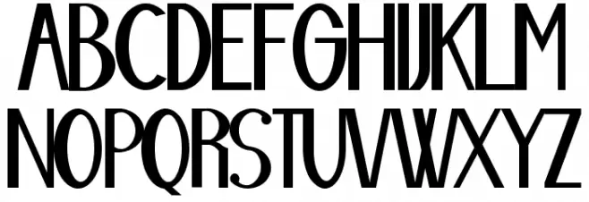 ErbanPoulentis フォント 大文字