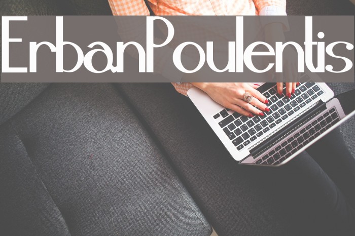 ErbanPoulentis Font examples