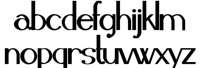 ErbanPoulentis Font LOWERCASE