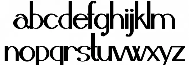 ErbanPoulentis फ़ॉन्ट लोअरकेस