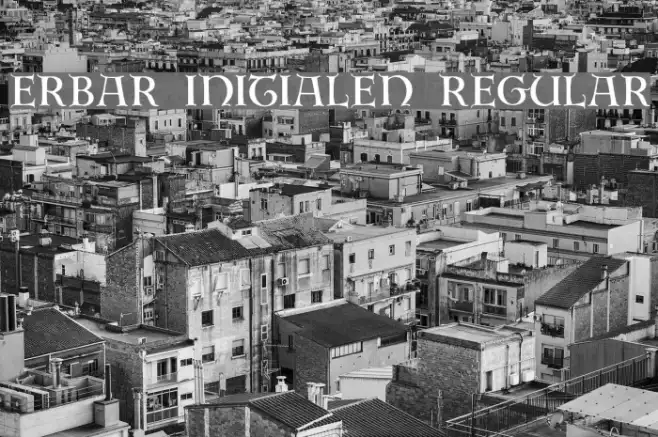 Erbar Initialen Regular Example 1