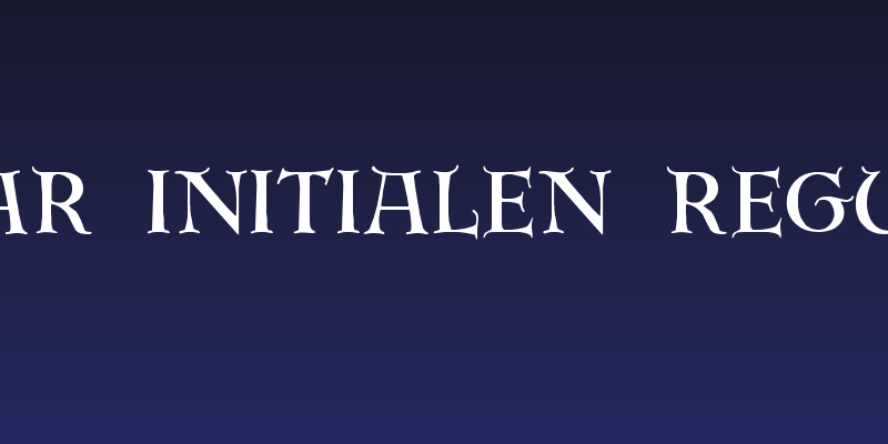 Erbar Initialen Regular Social Header