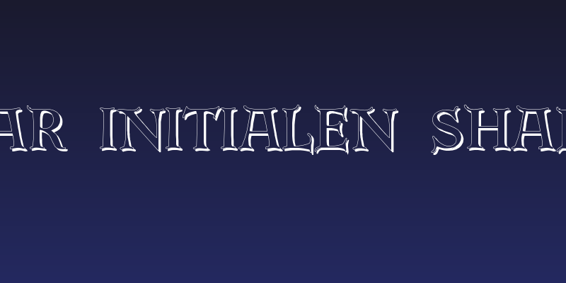 Erbar Initialen Shadow Social Header