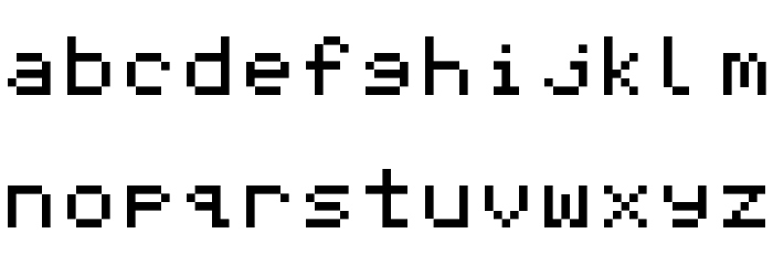 Erbos Draco Micro NBP Regular Font LOWERCASE